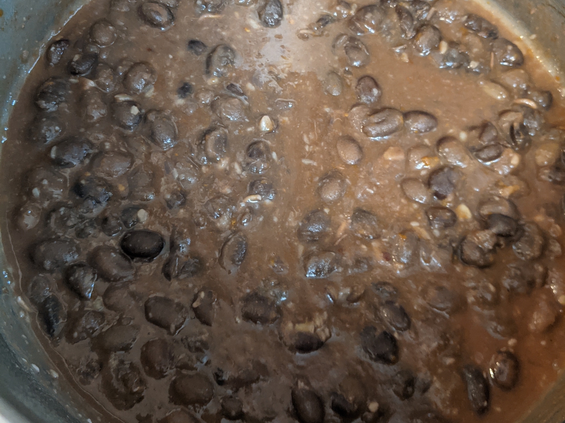 A picture of the Black Beans recipe.