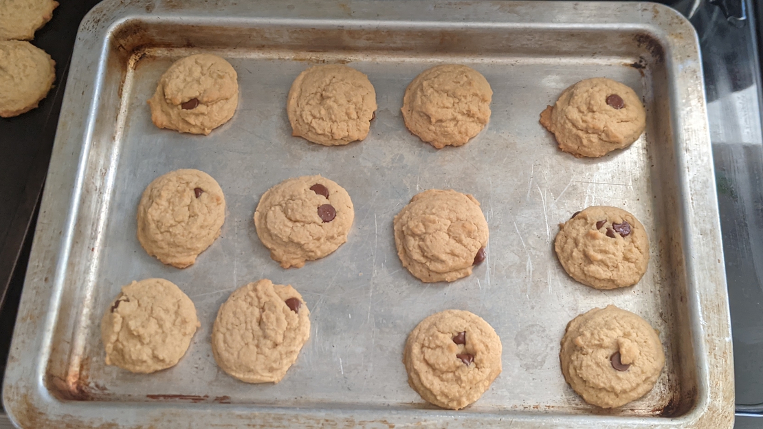 A picture of the Chocolate-Chip-Less Cookies recipe.
