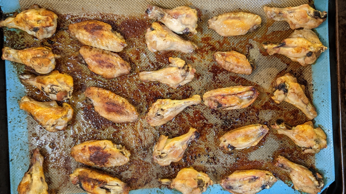 A picture of the Garlic-Parmesan Wings recipe.