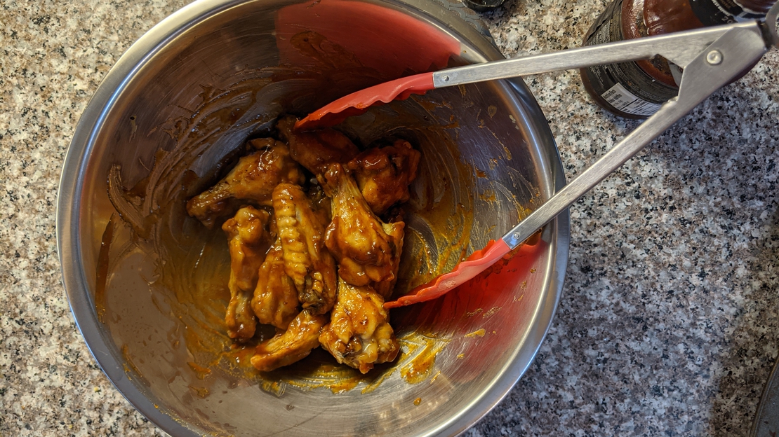 A picture of the Garlic-Parmesan Wings recipe.