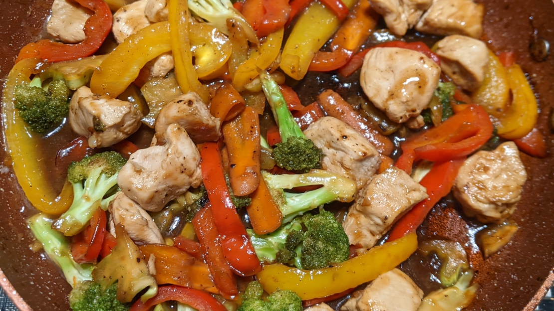 A picture of the Ginger Stirfry recipe.