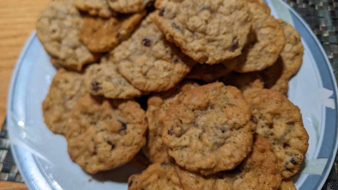 A picture of the Oatmeal Cookies recipe.