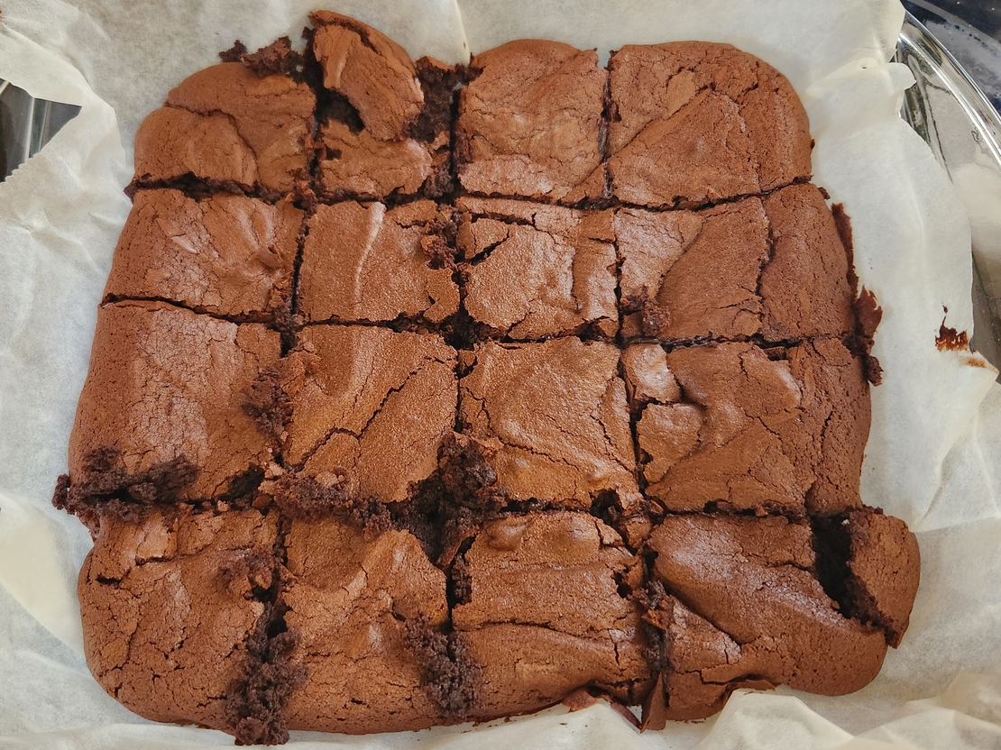 A picture of the Red Wine Brownies recipe.