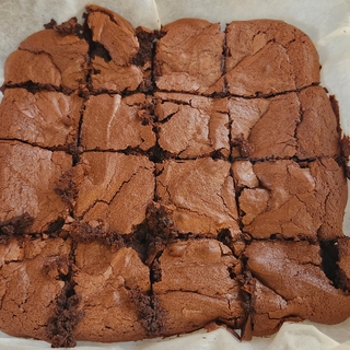A picture of the Red Wine Brownies recipe.