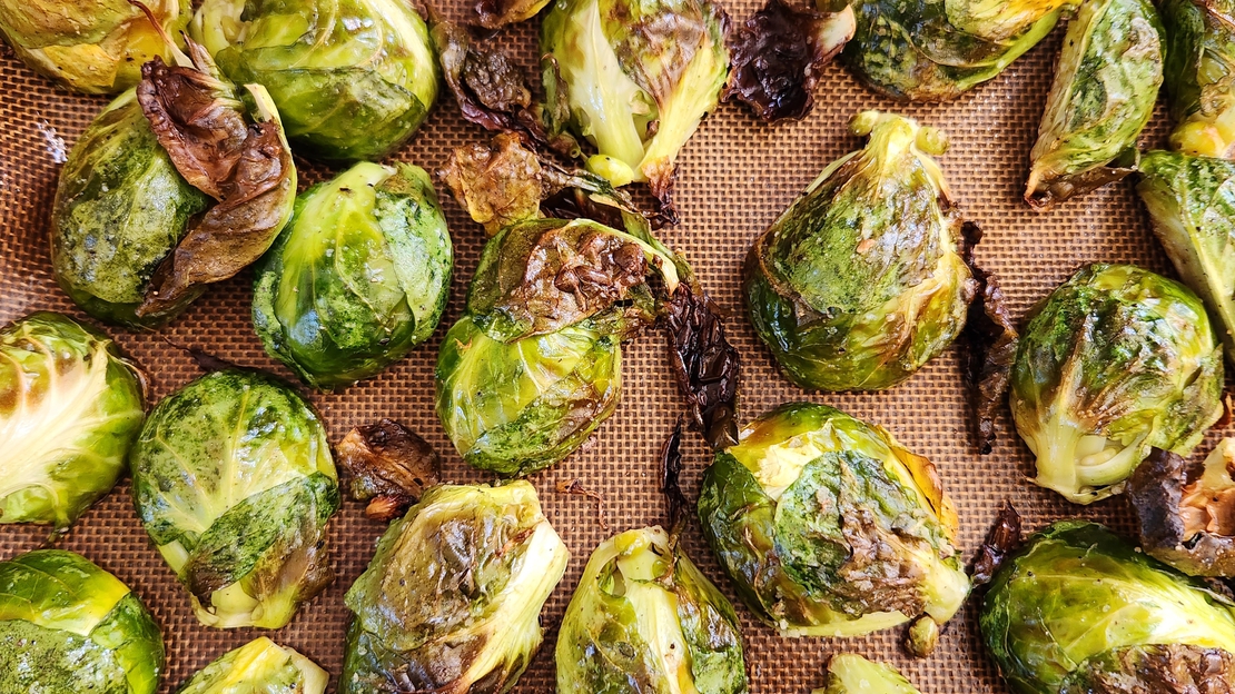 A picture of the Roasted Brussels Sprouts recipe.