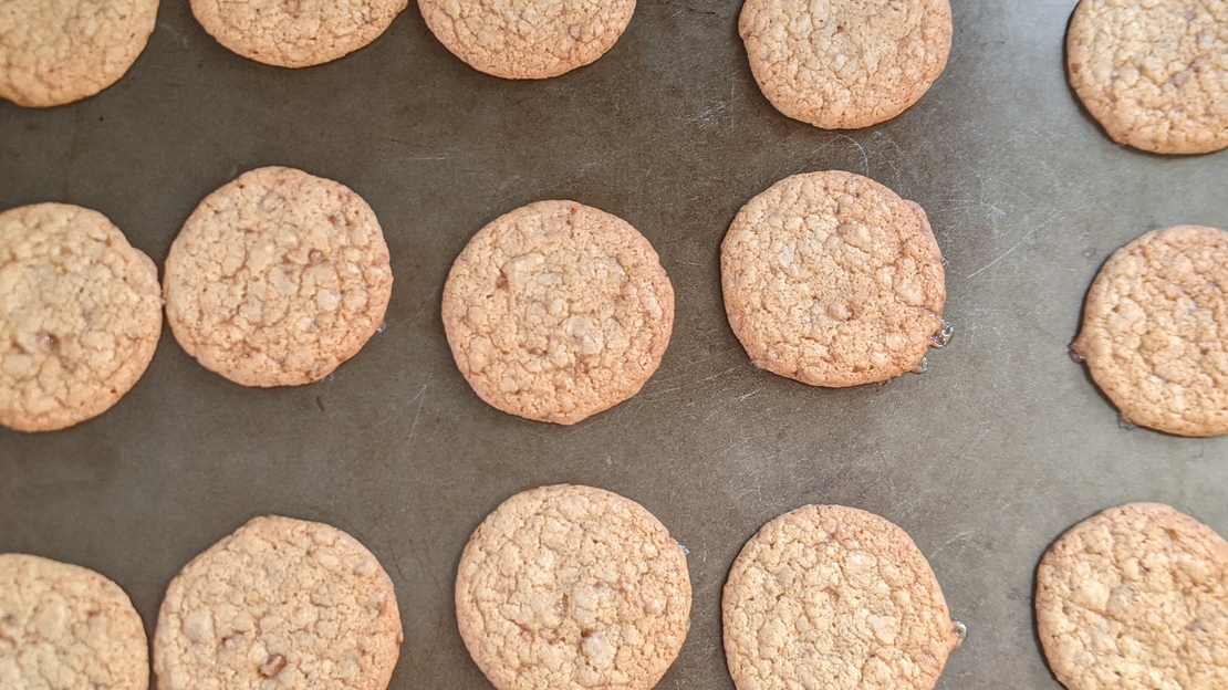 A picture of the Skor Cookies recipe.