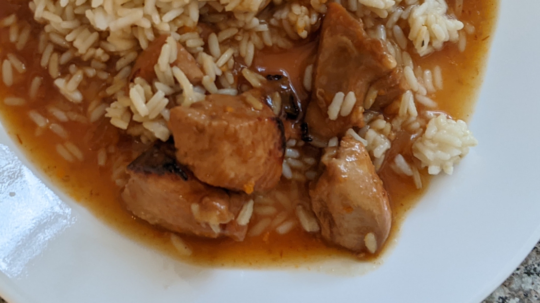 A picture of the Sticky Baked Chicken recipe.
