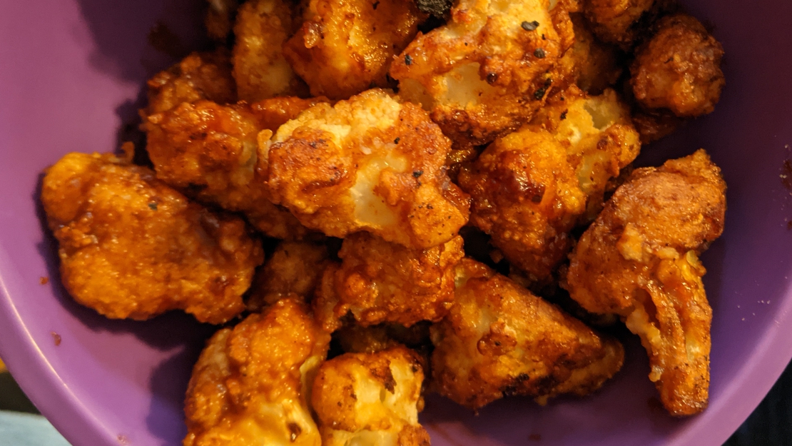 A picture of the Vegan Gluten-Free Buffalo Cauliflower Wings recipe.