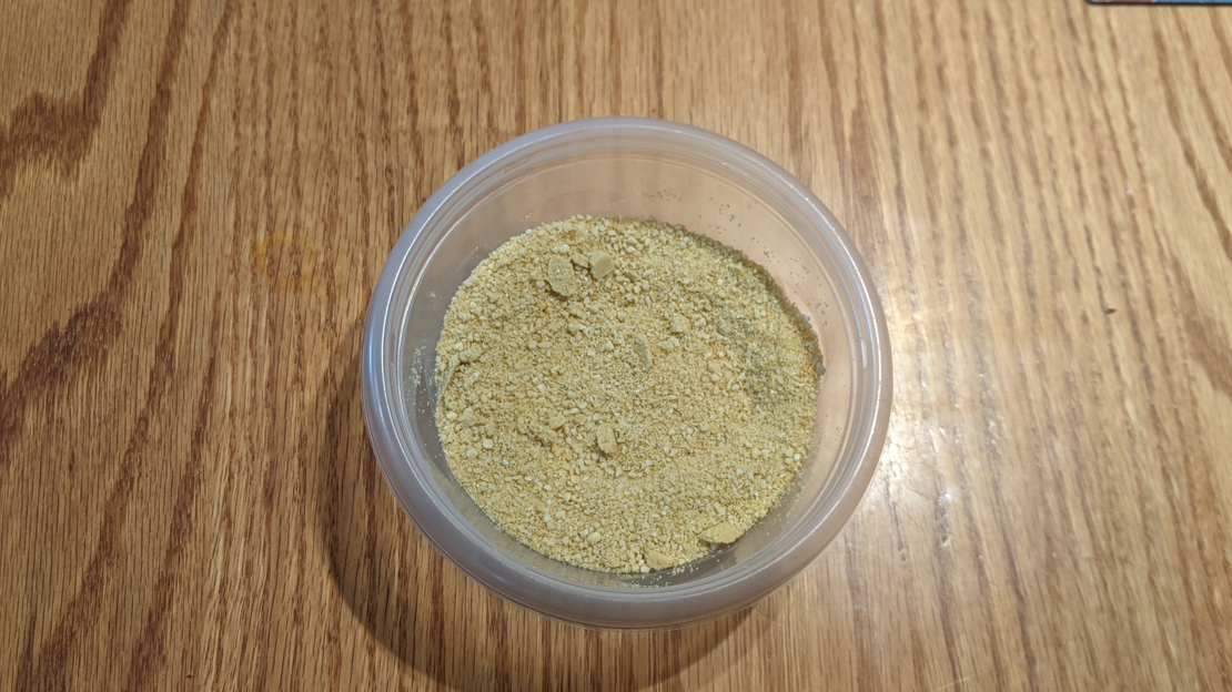 A picture of the Vegan Parmesan recipe.