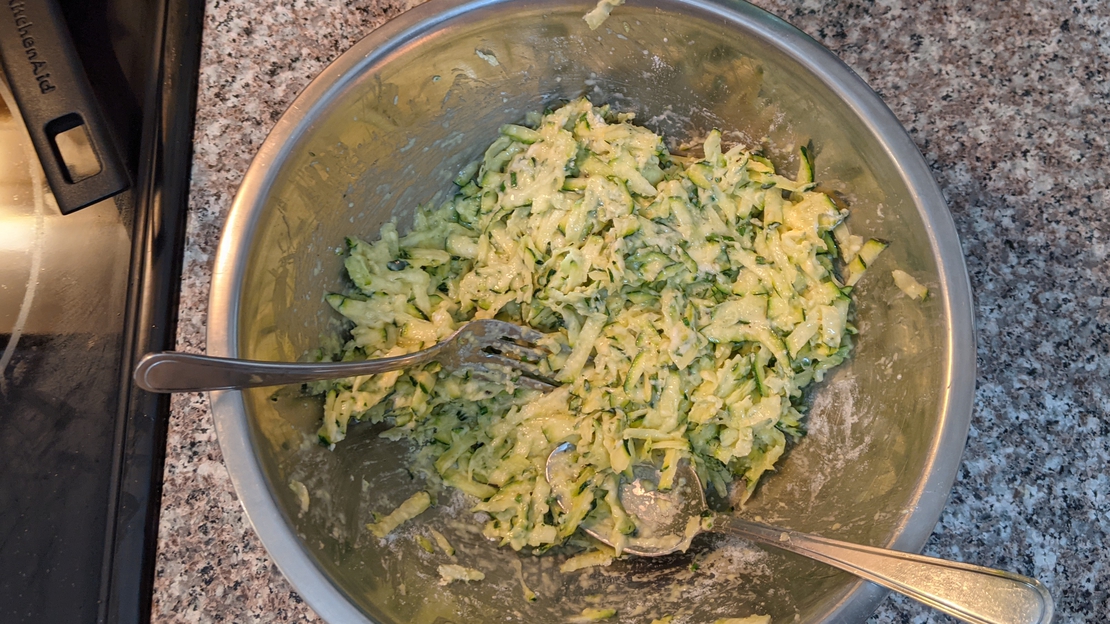 A picture of the Zucchini Fritters recipe.